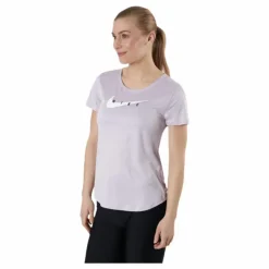Swoosh Run Top SS Purple