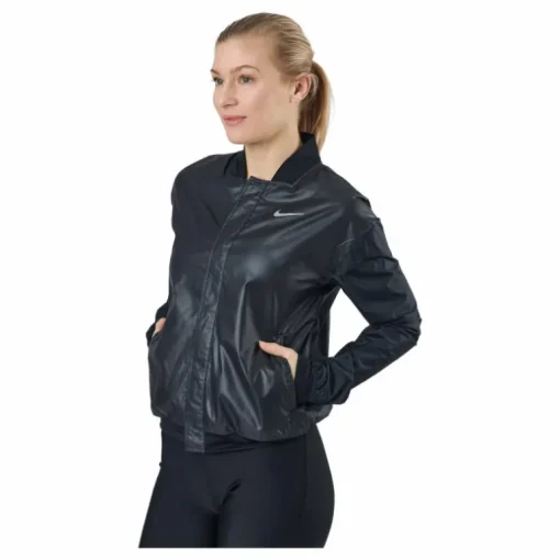 Swoosh Run Women's Running Jacket BLACK/WHITE