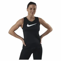 Swoosh Running Tank Black/Silver
