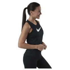 Swoosh Running Tank Black/Silver