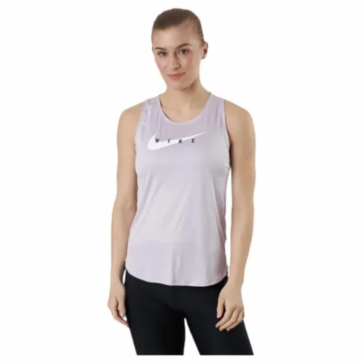 Swoosh Running Tank Purple