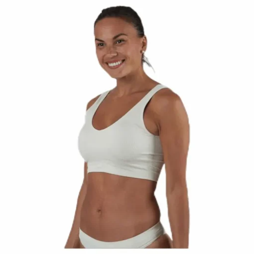 Symmi Rib Bra Top 2-Pack White