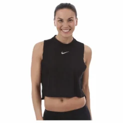Tailwind Top Cool Crop Black