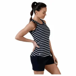 Taranto Tank Top Blue/White