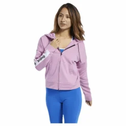 Te Linear Logo Fullzip Pink