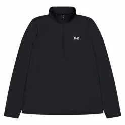 Tech 1/2 Zip- Solid Black