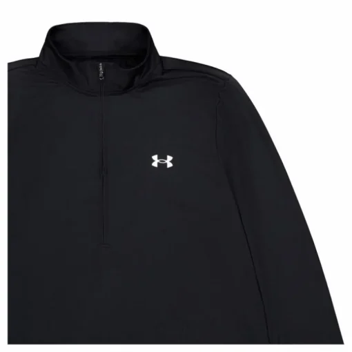 Tech 1/2 Zip- Solid Black