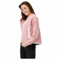 Tech Fleece Crew Pink/White