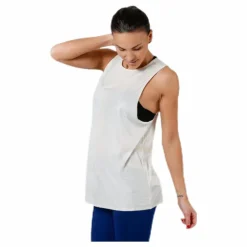 Tech Pack Knit Muscle Tank Beige