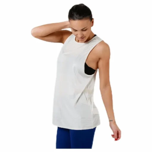 Tech Pack Knit Muscle Tank Beige