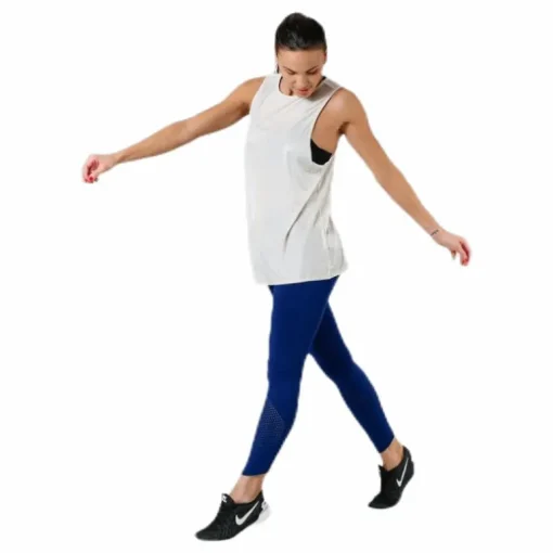 Tech Pack Knit Muscle Tank Beige