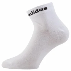 Think Linear Ankle Socks 3 Pairs White / Black