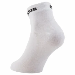 Think Linear Ankle Socks 3 Pairs White / Black