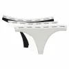 Thong 3pk Black/white/grey Heather