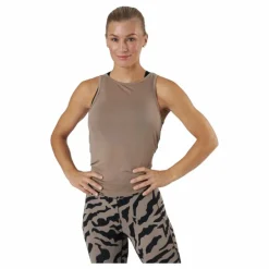 Tie Back Tank Taupe Grey