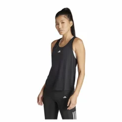 Train Essentials Minimal Branding Racerback Tank Top Black