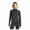 Train Essentials Minimal Branding 1/4-Zip Cover Up Black