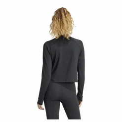 Train Essentials Minimal Branding 1/4-Zip Cover Up Black