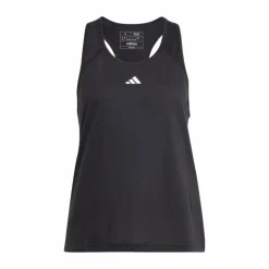 Train Essentials Minimal Branding Racerback Tank Top Black