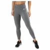 Train Essentials 3-Stripes High-Waisted 7/8 Leggings Dark Grey Heather