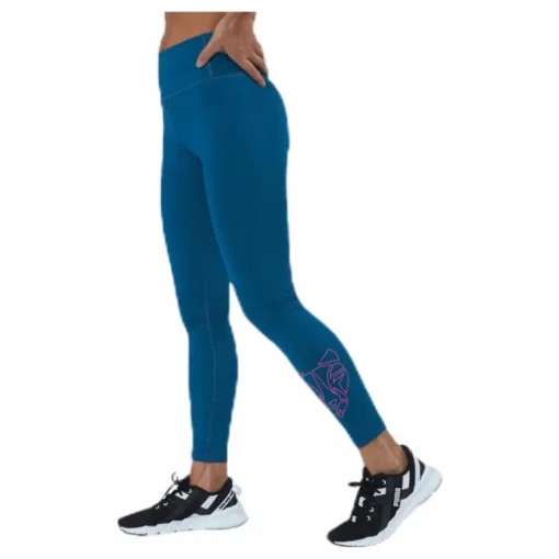 Train Shine High Rise 7/8 Tight Blue