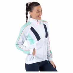 Trophy Zip Jacket White