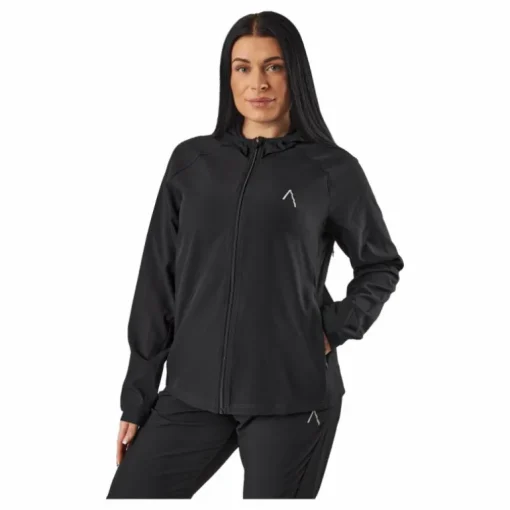 Tulip Hood Jacket Black