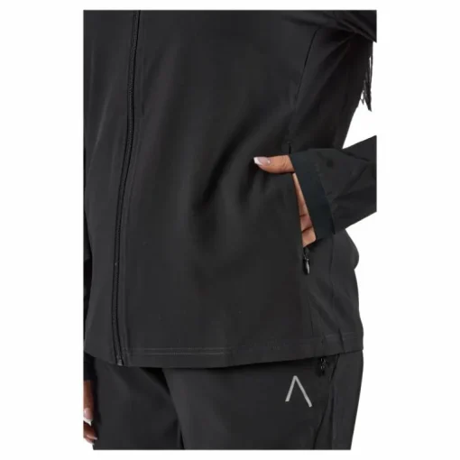 Tulip Hood Jacket Black