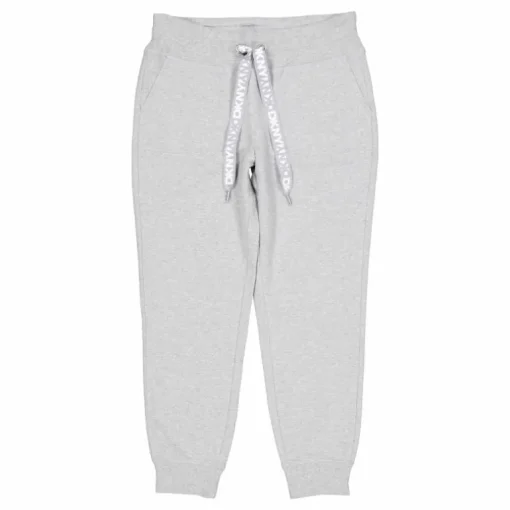 Two Tone Logo Drawcord Jogger Pearl Grey Heather