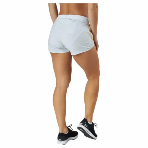 Ua Fly By Elite 3'' Short Ghost Gray Light Heather