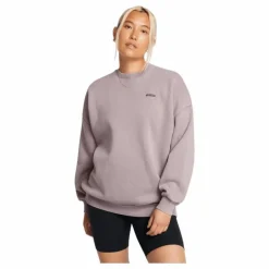 Ua Icon Hwt Flc Os Crew Tetra Gray