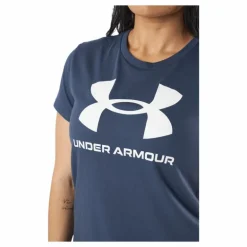 Ua Sportstyle Logo Ss Downpour Gray
