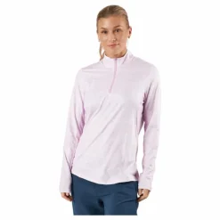 Ultimate365 Polo Long-Sleeve Top Bliss Lilac