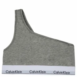 Unlined Bralette (one Shoulder Grey