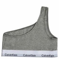Unlined Bralette (one Shoulder Grey