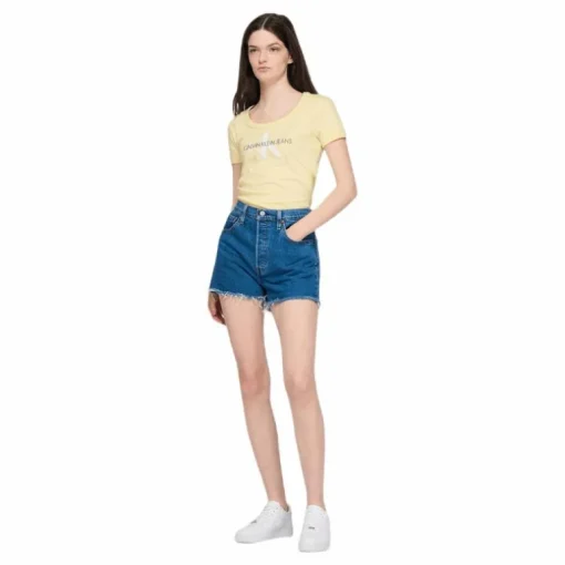 Vegetable Dye Monogram Baby Te Yellow