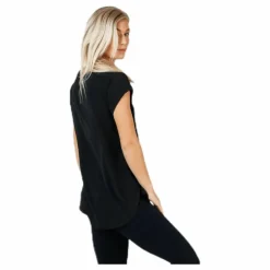 Vic S/S Solid Top Black