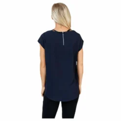 Vic S/S Solid Top Blue