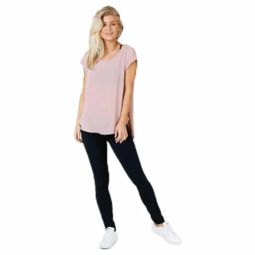 Vic S/S Solid Top Pink
