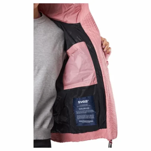 Volume Puffer Jacket Pink Edge