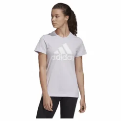 W Badge Of Sport Cotton Tee - Regular Fit Purple Tint