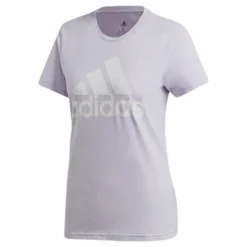 W Badge Of Sport Cotton Tee - Regular Fit Purple Tint
