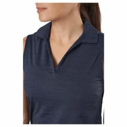 W Cloudspun Coast Sl Polo Navy Blazer Heather