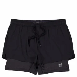 W Double Layer Shorts Black