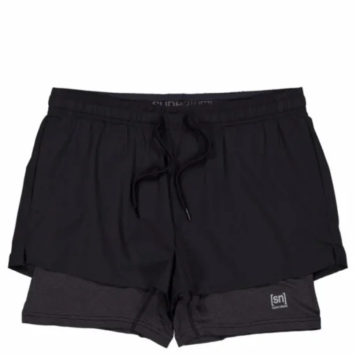 W Double Layer Shorts Black