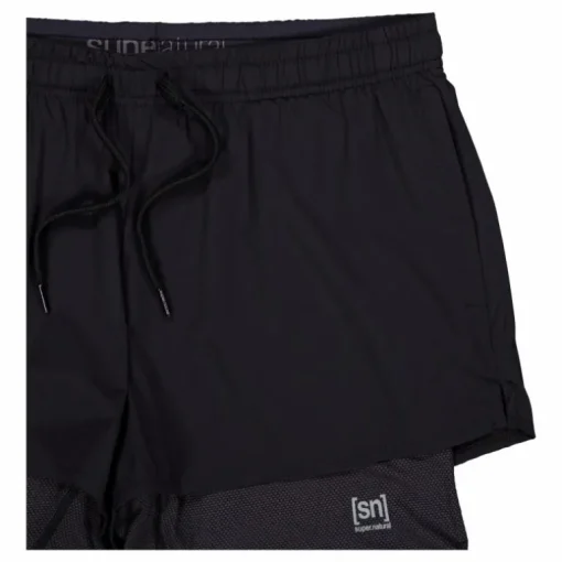 W Double Layer Shorts Black