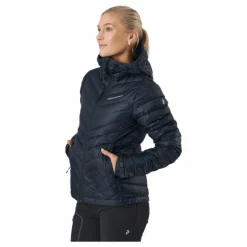 W Frost Down Hood Jacket Black