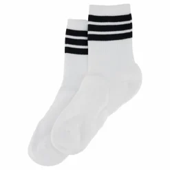 W Half Crew 3 Stp White