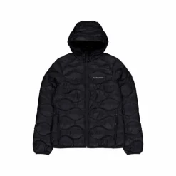 W Helium Down Hood Jacket Black