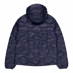 W Helium Down Hood Jacket Blue Shadow